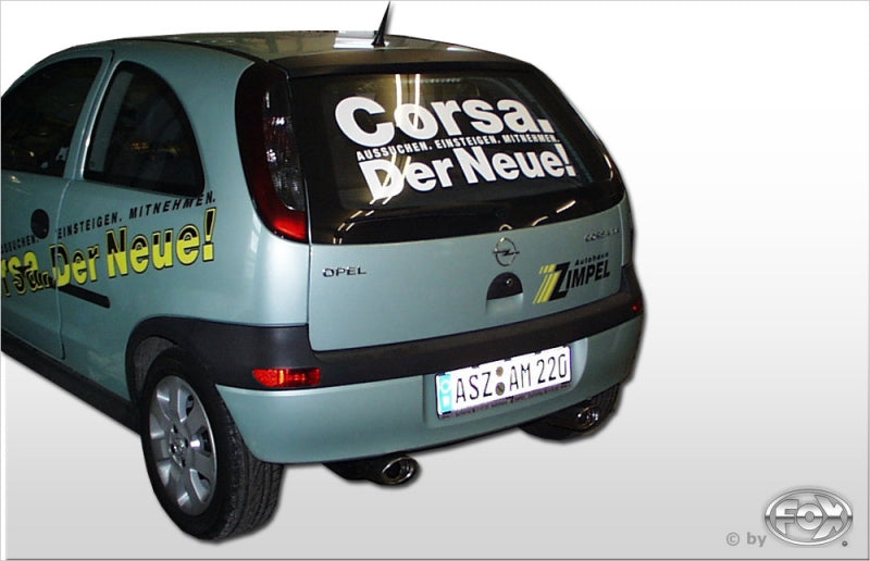 Opel Corsa C - Fox Duplex Performance Auspuff
